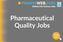 pharmaceutical quality jobs in greater toronto area